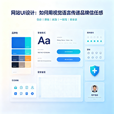 安阳建站-网站UI设计：如何用视觉语言传递品牌信任感